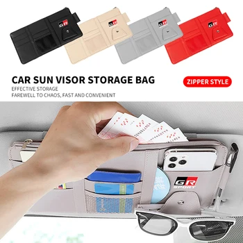 Car sunshade storage clip card clip storage bag certificate clip tinka Toyota GR Gazoo Racing Sport Motor Car Styling
