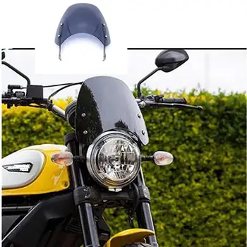 Motociklų priedai Priekinio stiklo priekinio stiklo vėjo ekranas su laikikliu Ducati Scrambler 2015 2016 2017 2018