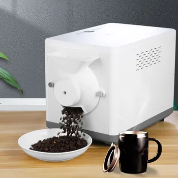Kavos pupelių skrudinimo mašina Buitiniai skrudinti sezamo grūdai Automatinė kavos pupelių ir grūdų skrudinimo mašina