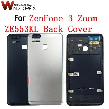 skirta ASUS ZenFone 3 Zoom ZE553KL galinis dangtelis Akumuliatoriaus durelės su garsumo maitinimo mygtuku Fotoaparato objektyvas Asus ZE553KL akumuliatoriaus dangtelis