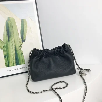Naujos mados sulankstomos moteriškos rankinės per petį Aukštos kokybės prabangios tikros odos rankinės prekės ženklo dizainas Didelis moteriškas krepšys