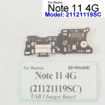 Top for Redmi Note 11 4G 21121119SC Global USB Dock Charger Port Plug Headphone Audio Jack Microphone MIC Charging Board