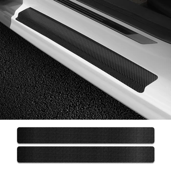 Automobilio durų slenksčio lipduko apsauga Anglies pluošto slenksčiai Viršelis Automobilių priedų derinimas Citroen BMW E39 F30 Acura TLX ILX MDX