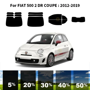 Precut nanokeramikos automobilis UV langų atspalvio rinkinys Automobilinė langų plėvelė FIAT 500 2 DR COUPE 2012-2019