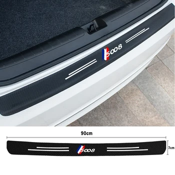 Automobilio galinių bagažinės durų buferio apsaugos plokštė Anglies pluošto odos apsaugos nuo įbrėžimų juostelė, skirta 
