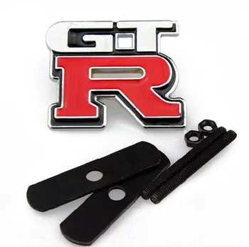 Priekinių grotelių ženklelis GTR emblema Automobilio lipdukai Decal automobilio stilius Calota carro G32 R33 R34 R35 Car Embelm