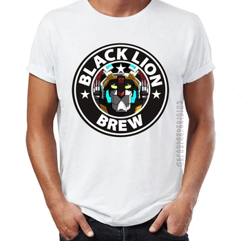 vyriški marškinėliai Voltron Lion Brew Artsy Awesome Artwork marškinėliai Homme Graphic Tops & Tees O-Neck Camiseta