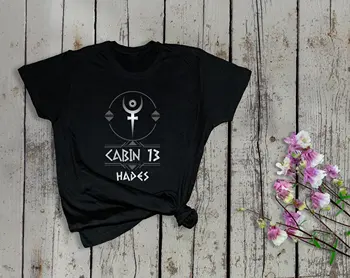 Tshirt For Members Of Cabin #13, Child Of Hades - Unisex Heavy Cotton Tee