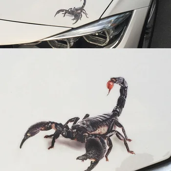 3D automobilio lipdukas voras gekono skorpionas skirtas Suzuki SX4 SWIFT Alto Liane Grand Vitara Jimny S-Cross
