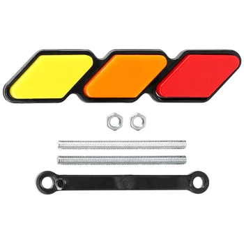 Trijų spalvų priekinių grotelių ženklelio emblema Toyota Tacoma 4Runner Highlander RAV4