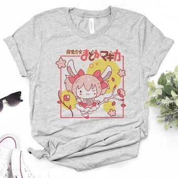Puella Magi Madoka Magica populiariausios moterys Japoniški gatvės drabužiai anime marškinėliai merginos gatvės drabužiai 2000-ųjų komiksų drabužiai