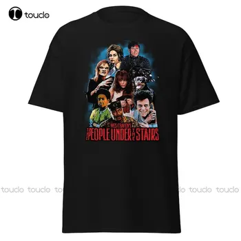 Žmonės po laiptais Tee 80S siaubo filmo marškinėliai Custom Aldult Teen Unisex skaitmeninio spausdinimo marškinėliai Xs-5Xl Custom Gift