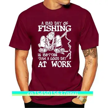 Nauja Bloga žvejybos diena yra geriau nei gera diena darbe Marškinėliai Juokingas žvejys Tee