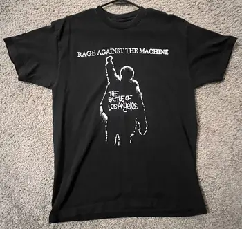 Vintage 1999 Rage Against The Machine Battle Los Angeles Tour marškinėliai L VTG Band