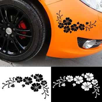 20cm Automobilio stilius Gražios gėlės Dekoratyvinis laminuotas vandeniui ir nuo saulės apsaugantis automobilio lipdukas Buferio dangtelio buferio lipdukas