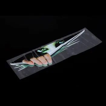 Naujausias 3D akių automobilio lipdukas Juokingas žvilgčiojantis automobilių gaubtai Bagažinės trileris Galinis langas Decal Kūrybiniai lipdukai Automobilio stilius Drop Shipping
