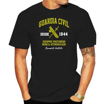 100% medvilnė Kliento pritaikymas 3 modeliai 3D spausdinimas Pasirinktiniai marškinėliai Vyrai Guardia Civil Tshirt Drabužiai Vasaros marškinėliai Vyrai 3Xl
