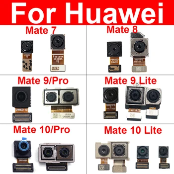 Priekinė galinė kamera Huawei Mate 7 8 9 10 9Lite 10Lite 9Pro 10Pro Galinė didelė kamera susiduria su maža kamera Pakaitinės remonto dalys