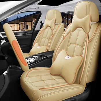 niversalinis automobilinės sėdynės dangtelis Honda CRV Fit Civic Accord City Life Vezel kvėpuojanti odinė automobilių aksesuarų salono apsauga