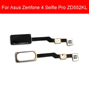 pirštų atspaudų namų mygtuko lankstus kabelis, skirtas ASUS Zenfone 4 Selfie Pro ZD552KL meniu Touch ID jutiklis 