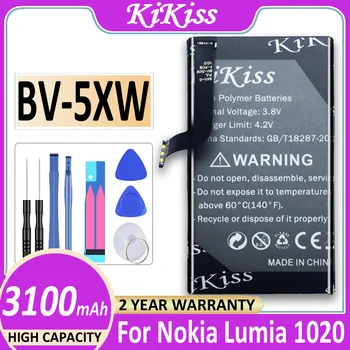 KiKiss baterija BV-5XW 3100mAh skirta Nokia Lumia 1020 EOS BV5XW Bateria
