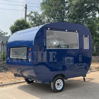 JAV pritaikytas maisto sunkvežimis Kinijoje aukštos kokybės kiniškas mėsainių furgonas su pritaikymu ucla maisto sunkvežimių maitinimo priekaba