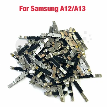 1-50vnt Samsung Galaxy A12 A125 A13 Maitinimo garsumo mygtukas Šoniniai klavišai Laikiklis su geležiniu kabliu Atrama fiksuotas šoninis raktas ant rakto spaustuko