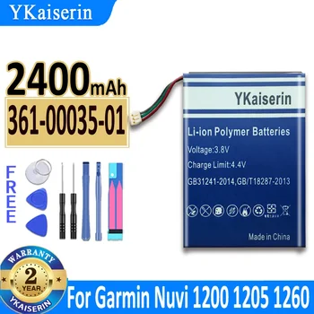 3600mAh YKaiserin baterija 361-00035-01 skirta Garmin Nuvi 1200, 1205, 1205W, 1250, 1255W, 1260, 1260W, 140T, 150T, 2595LMT Bateria