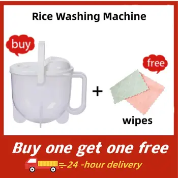 namų valymas Ryžių pupelių sietas Laisvų rankų įranga Virtuvės ryžių valymas Virtuvės įtaisai Nešiojamas plastikinis valymo įrankis Ryžių plovimas