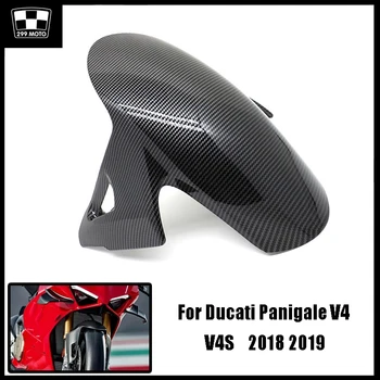 Ducati Panigale V4 V4S 2018 2019 Motociklas ABS Anglies pluoštas Priekinis sparnas Purvasaugis Purslų apsauga v4 s 18 19 Sparnų priedai