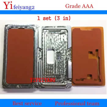 1SET Vakuuminės metalo formos formos LCD ekrano laminavimas SU padėties nustatymo lygiavimo kilimėliu iPhone X TEN 10
