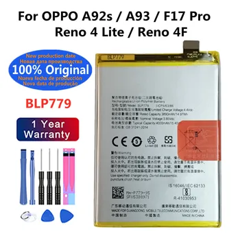 BLP779 akumuliatorius skirtas OPPO Reno4 Lite / F17 Pro / A92s / A93 / RENO4F Originalios talpos pakeitimo remonto dalis Telefono baterijos Bateria